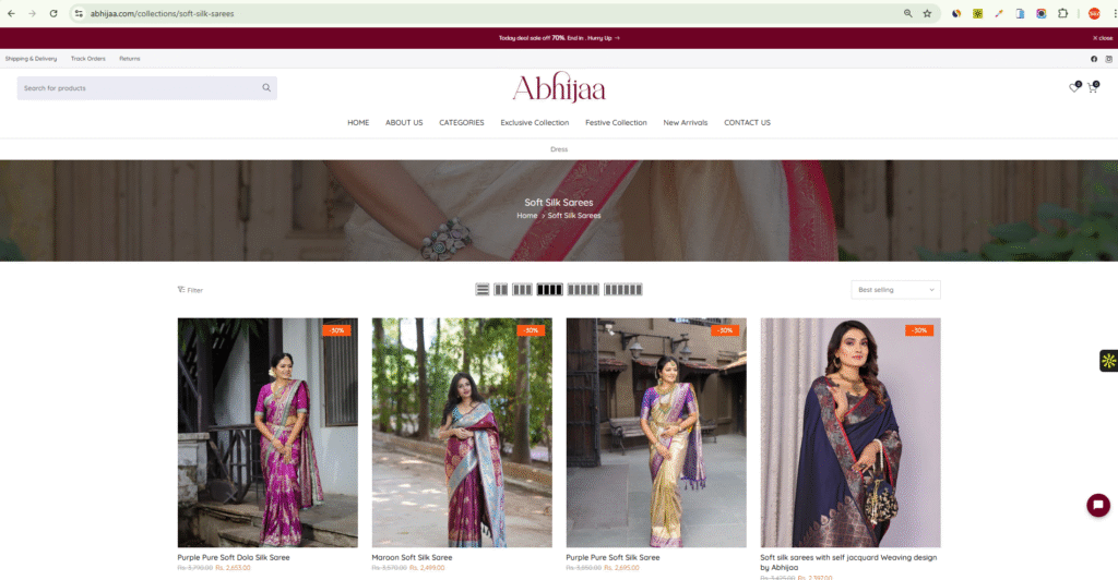Abhijaa – Fashion for Every Women 2 Screenshot 2025 08 19 001738